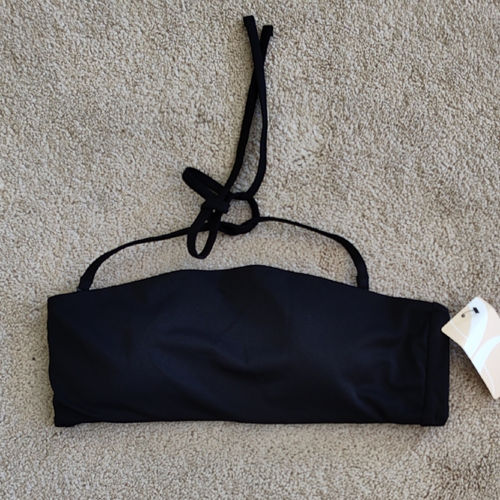 Lively Elegant Black Swim Top